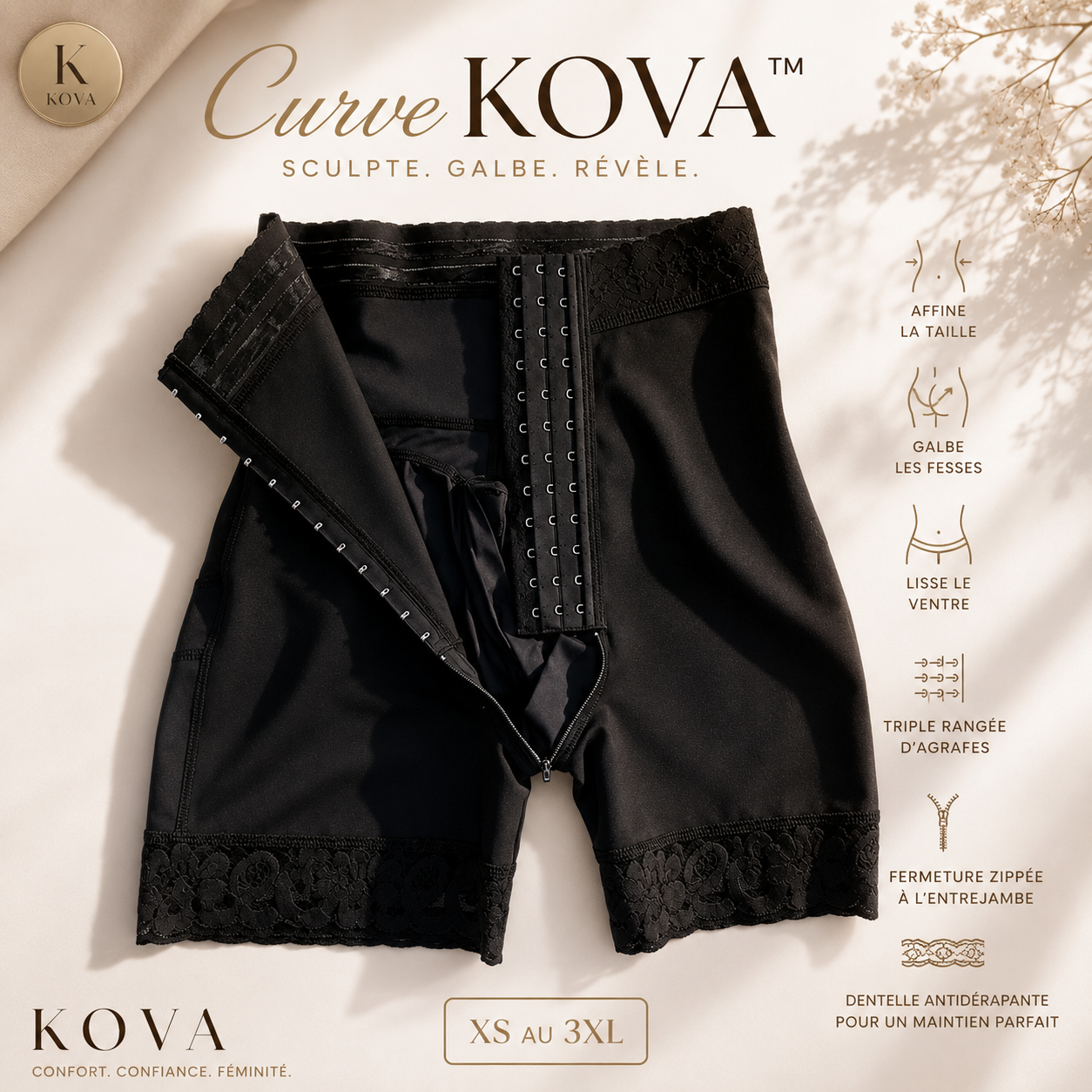 Curve KOVA™ remonte fesses gainant